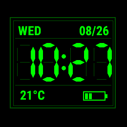 RetroTempLed – Temperature LED Watch · Screenshot 1