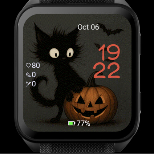 Halloween Black Cat Pumpkin · Screenshot 0