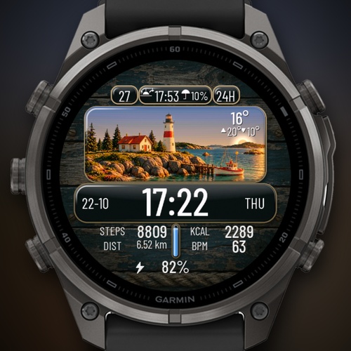 Glass Diorama – 实时天气场景与 AOD 表盘 · Screenshot 0