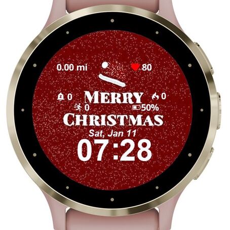 Christmas Greetings in Red · Screenshot 0