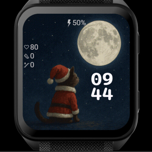 Moonlight Christmas Cat · Screenshot 0