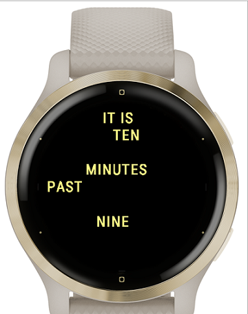 OUTSPOKEN Garmin watch face