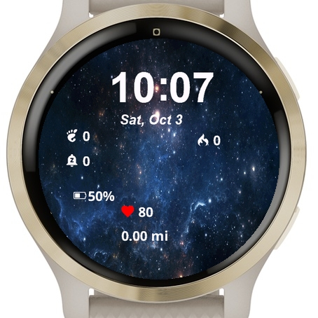 View Stars Sky Blue Black · Screenshot 0
