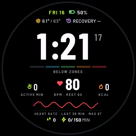 Iskra Gym – Heart Rate & Training Face · Screenshot 0