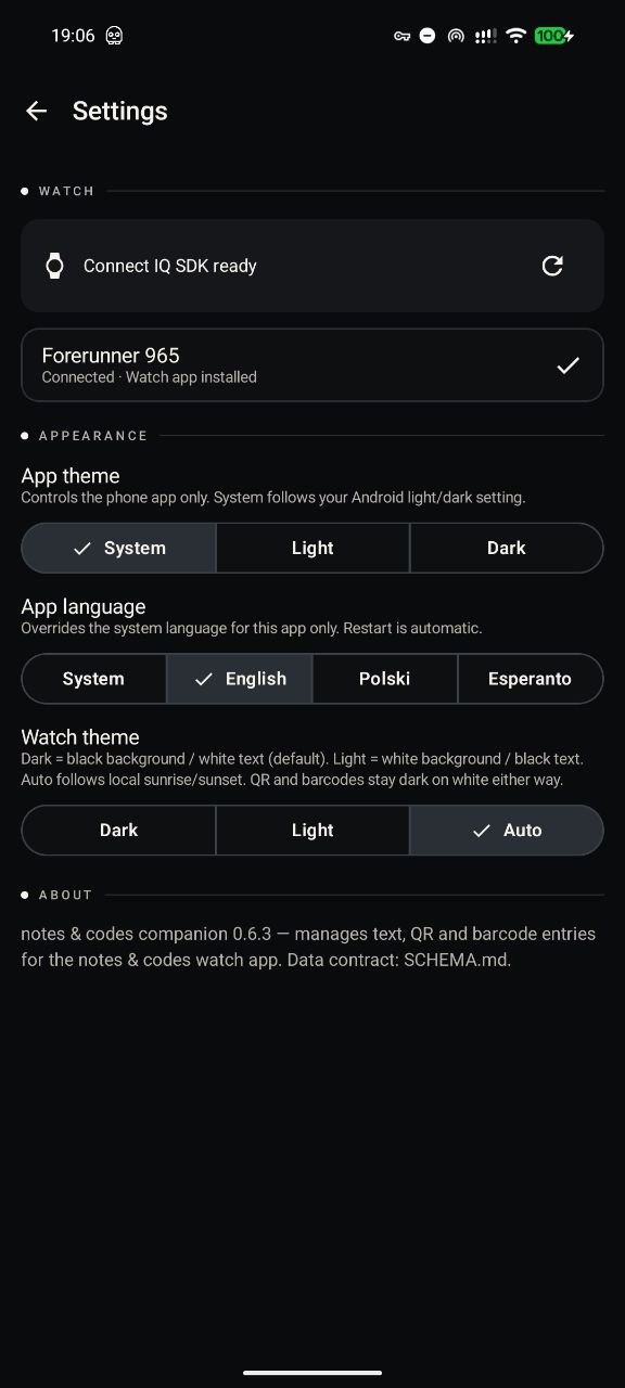notes & codes · Screenshot 2