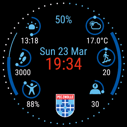 Eredivisie football watchface · Screenshot 0