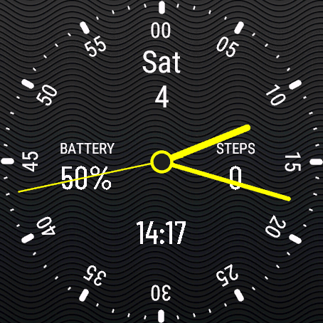 Simple analog and data fields 2 · Screenshot 0