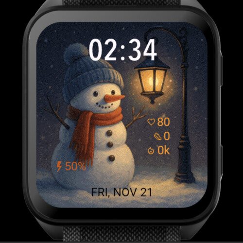 Snowman Under the Lamp · Screenshot 0