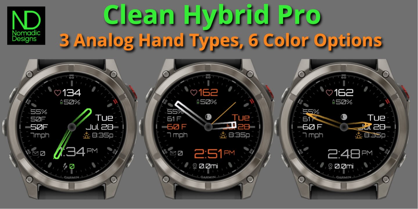 Clean Hybrid Pro - Analog AMOLED MIP · Screenshot 3