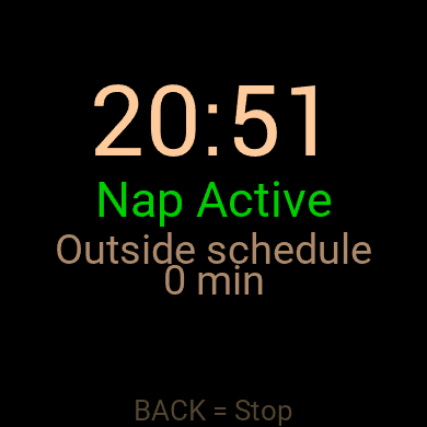 Nap Alarm · Screenshot 1