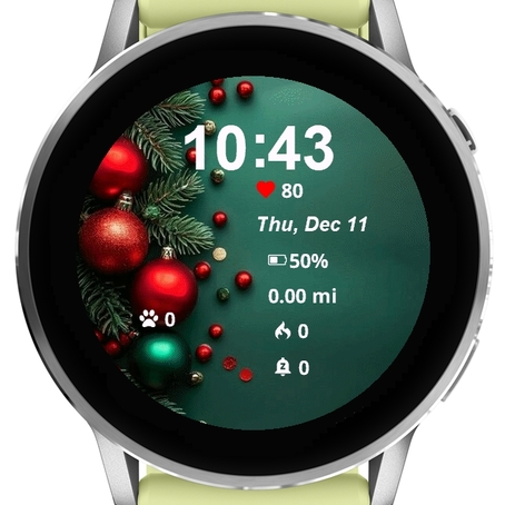 Christmas Tree Red Ornaments · Screenshot 0