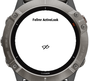 Fellrnr's ActiveLook Glasses for Interval Training screenshot 1