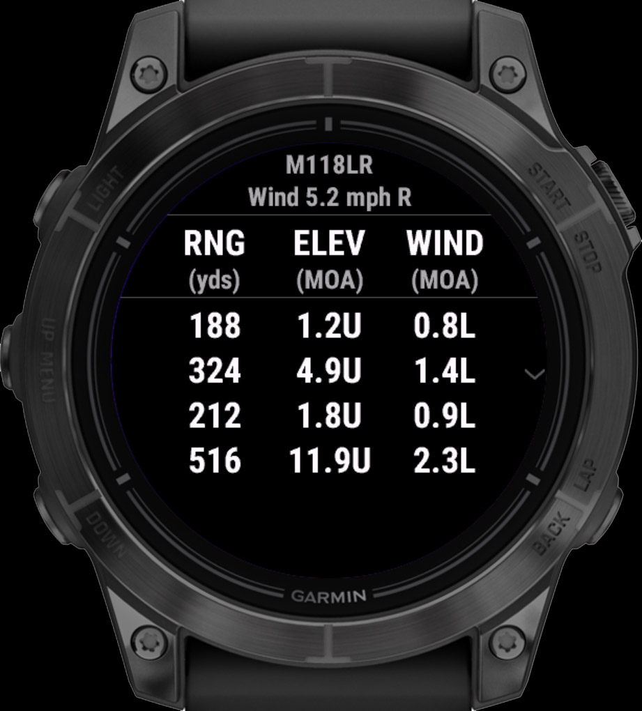 Ballista - Ballistic Calculator · Screenshot 1