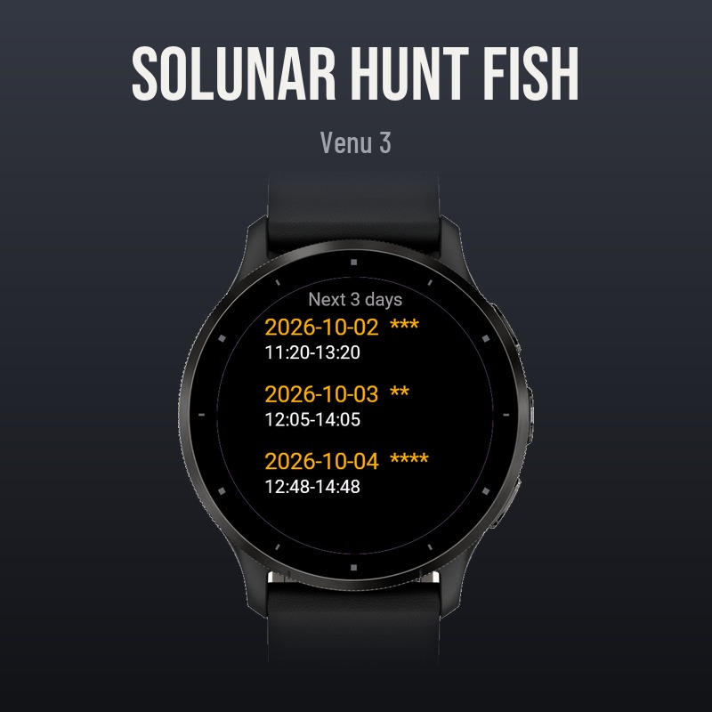 Solunar Hunt Fish · Screenshot 3