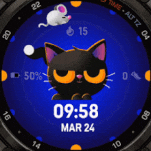 Meow Watch Face · Screenshot 0