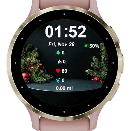 Christmas Wreath Red Gold · Screenshot 0
